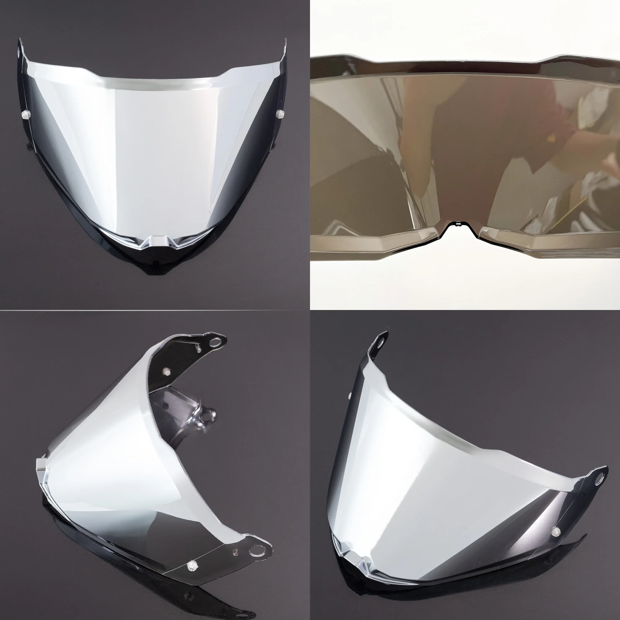 LS2 MX702 / Pioneer II Replacement Visor — Smoke, Clear, Gold Tints - Image 3