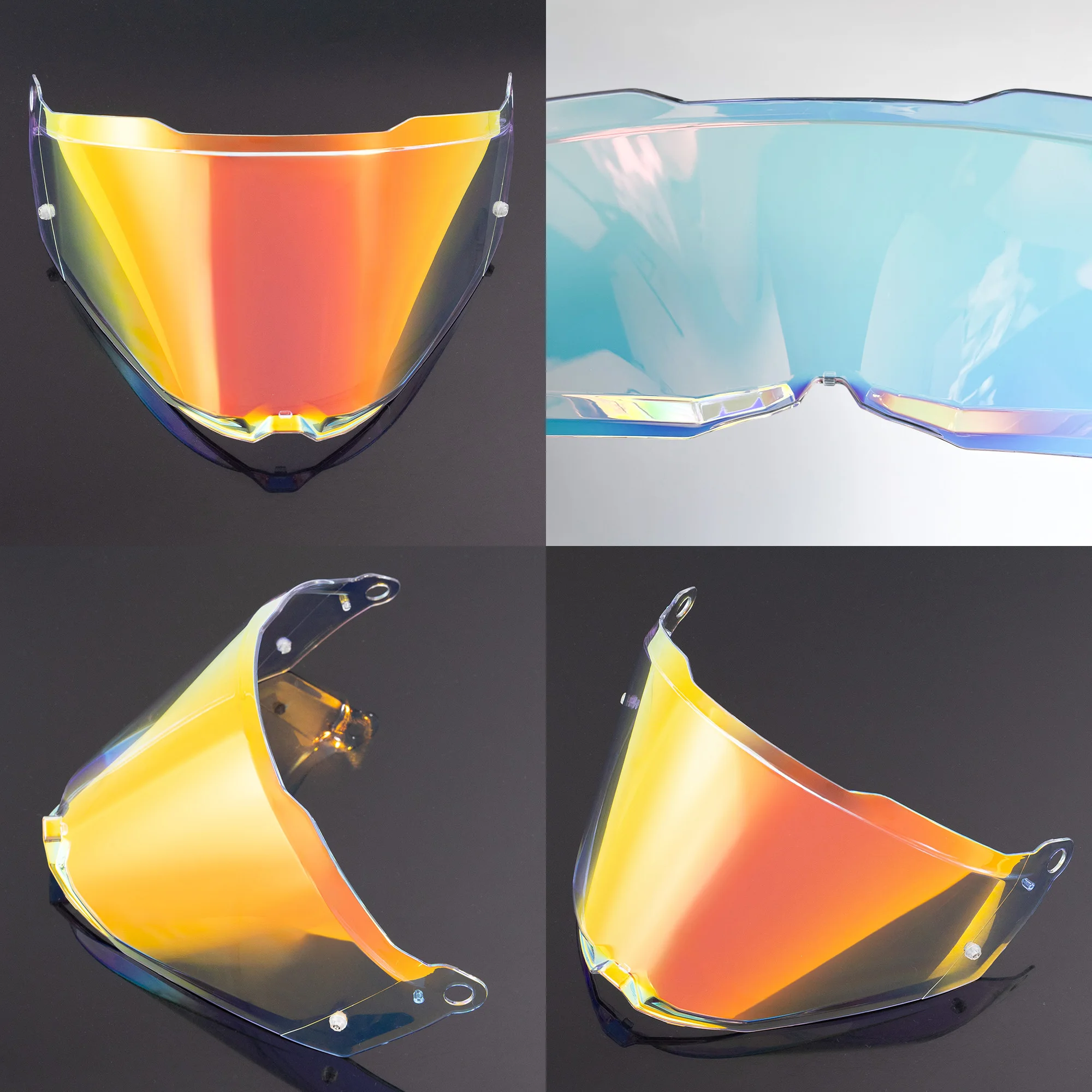 LS2 MX702 / Pioneer II Replacement Visor — Smoke, Clear, Gold Tints - Image 9