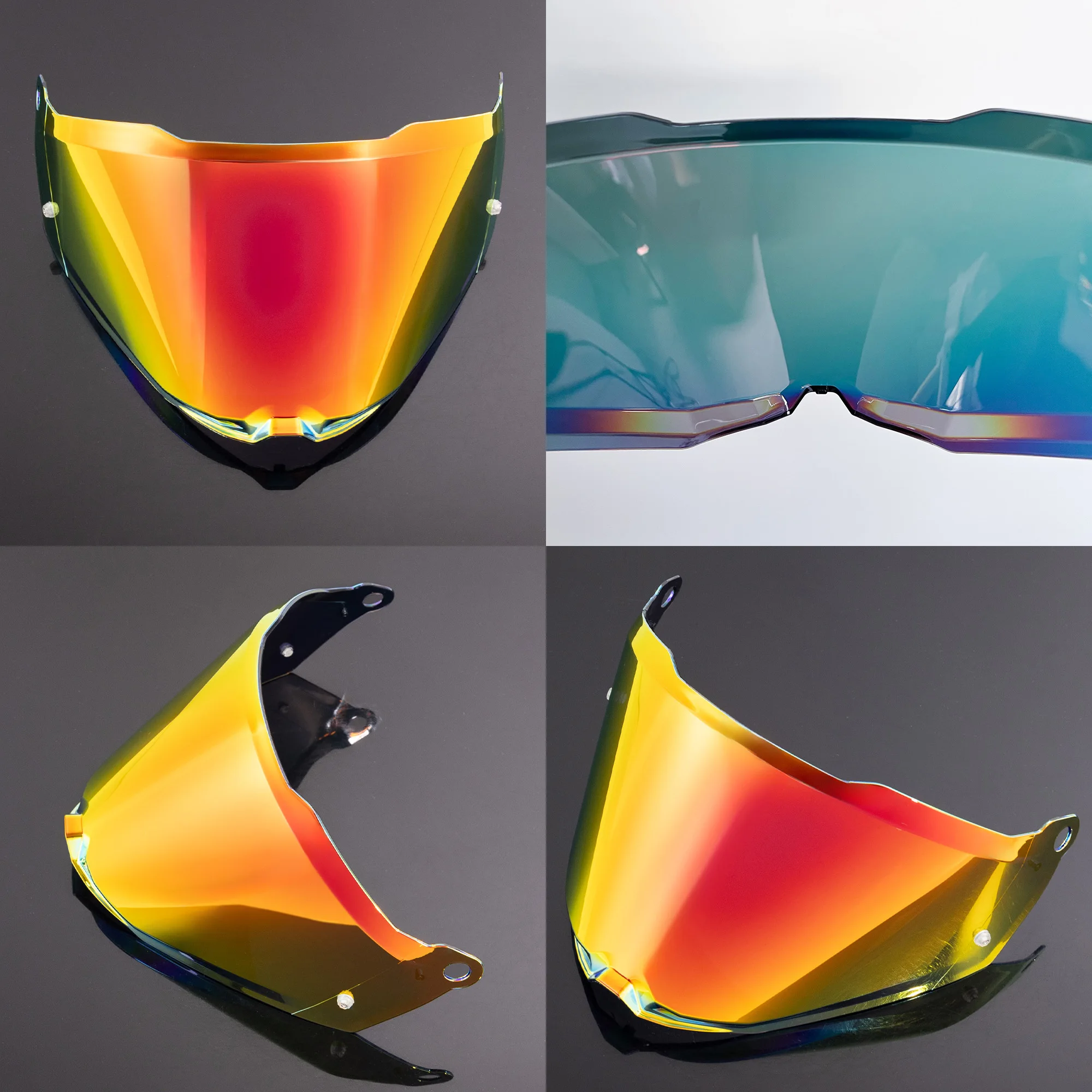 LS2 MX702 / Pioneer II Replacement Visor — Smoke, Clear, Gold Tints - Image 4