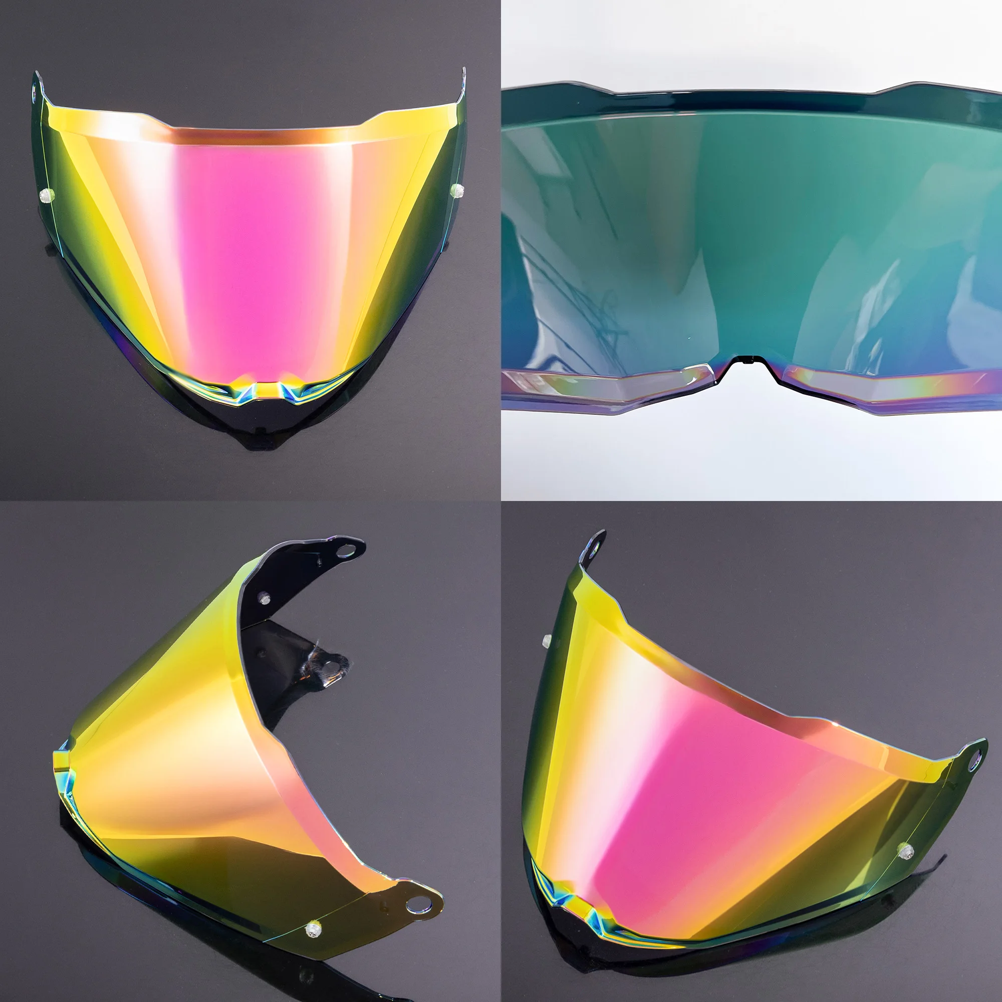 LS2 MX702 / Pioneer II Replacement Visor — Smoke, Clear, Gold Tints - Image 8