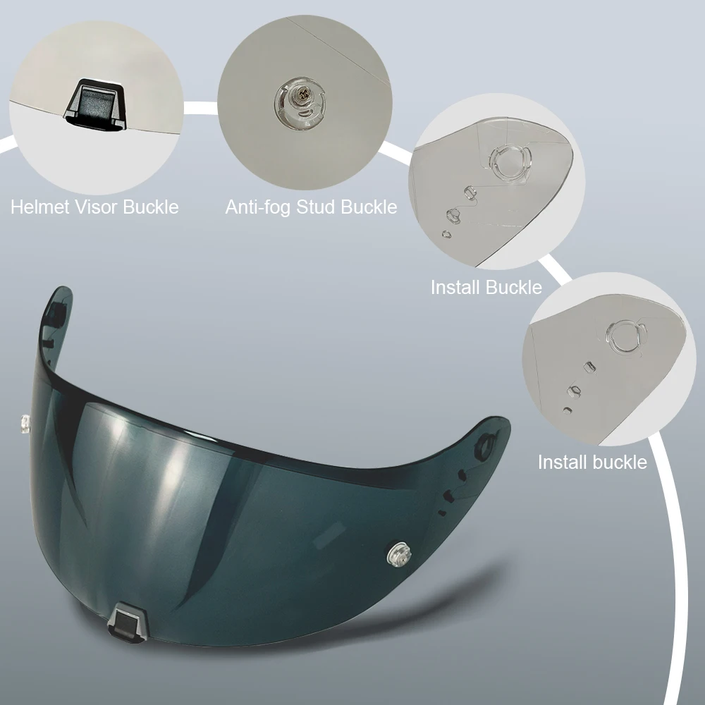 Scorpion EXO-T520 / ST1400 Replacement Visor — Iridium, Smoke, Clear Tints - Image 7
