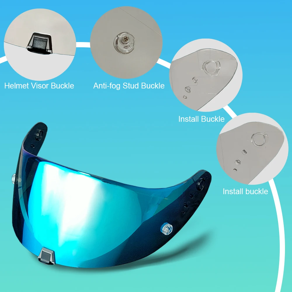 Scorpion EXO-T520 / ST1400 Replacement Visor — Iridium, Smoke, Clear Tints - Image 12