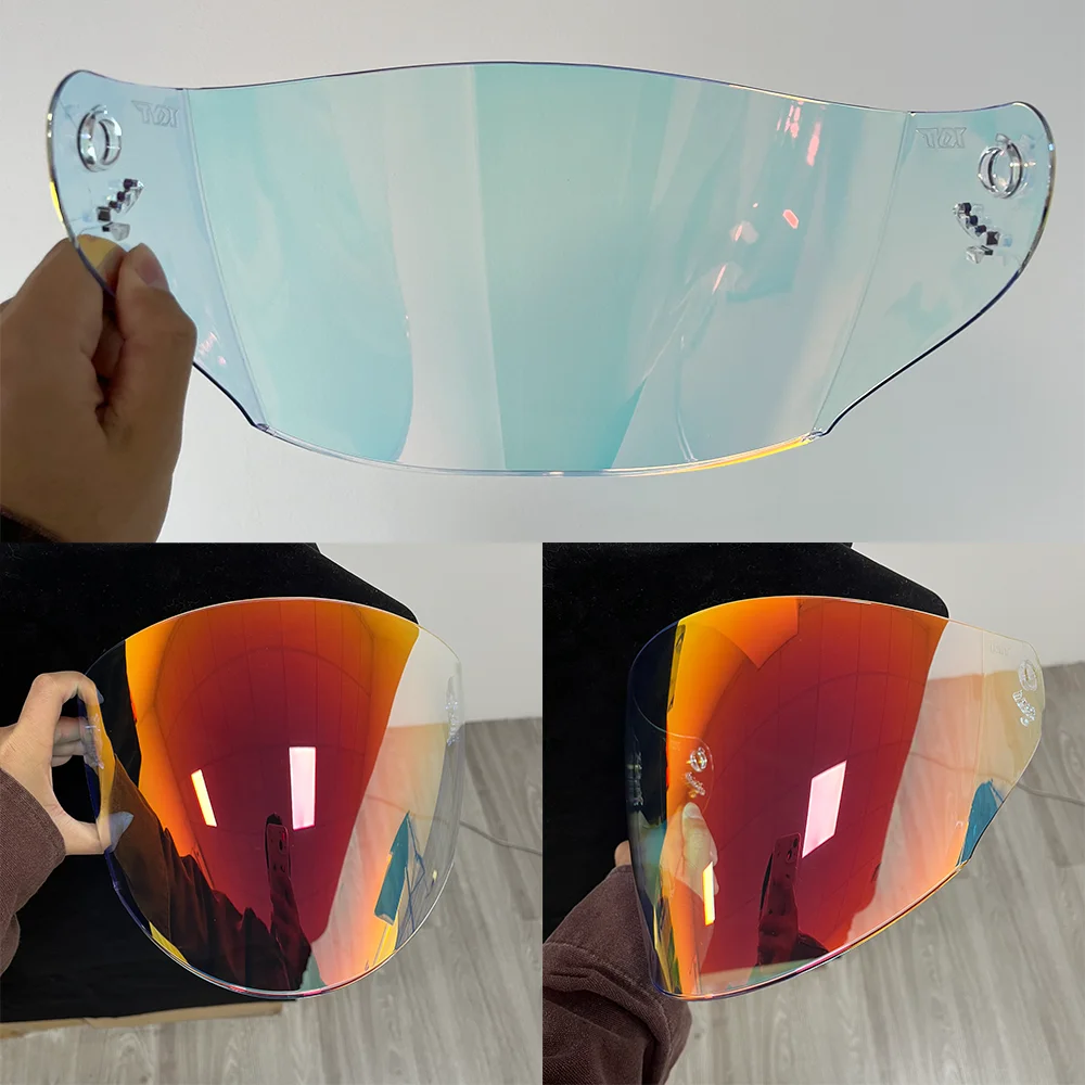 KYT GP Replacement Visor — Iridium, Smoke, Clear Tints - Image 5