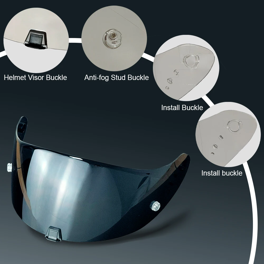 Scorpion EXO-T520 / ST1400 Replacement Visor — Iridium, Smoke, Clear Tints - Image 13