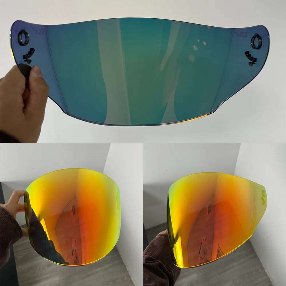 KYT GP Replacement Visor — Iridium, Smoke, Clear Tints - Image 4