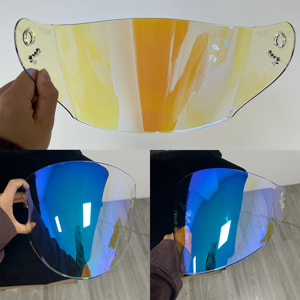 KYT GP Replacement Visor — Iridium, Smoke, Clear Tints - Image 3