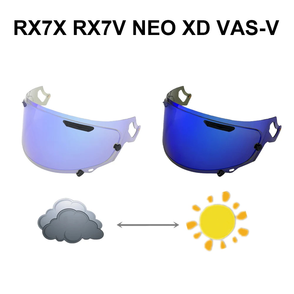 Arai Corsair-X / Defiant-X / RX-7V / RX-7X & more Photochromic Visor - Image 2