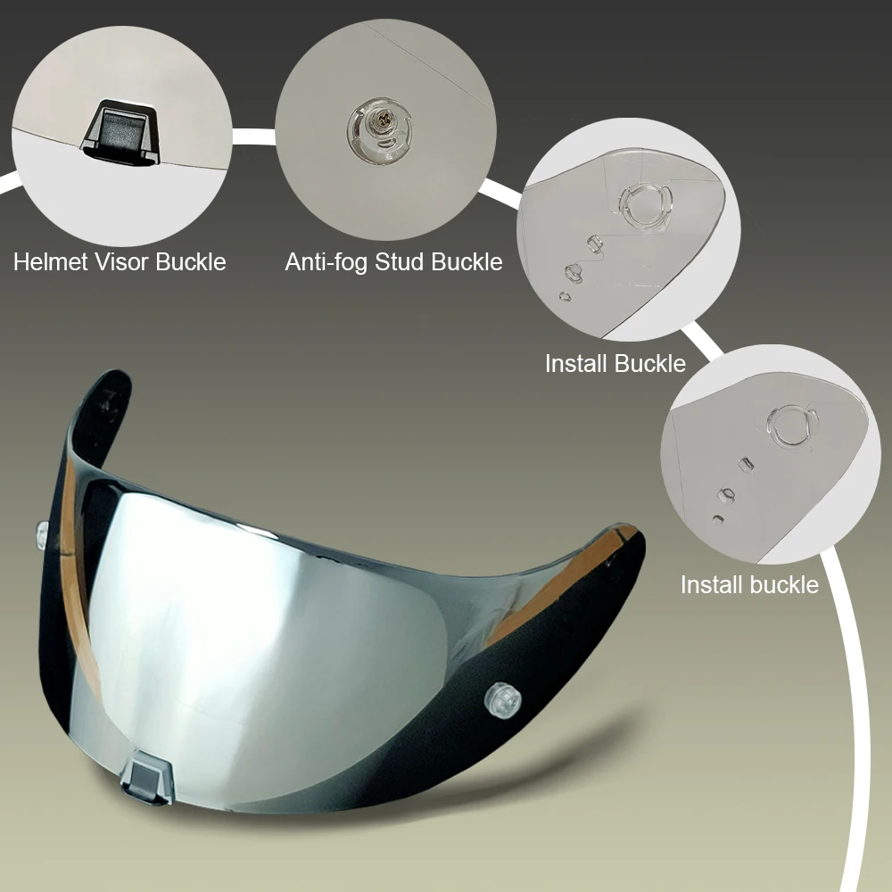 Scorpion EXO-T520 / ST1400 Replacement Visor — Iridium, Smoke, Clear Tints - Image 14