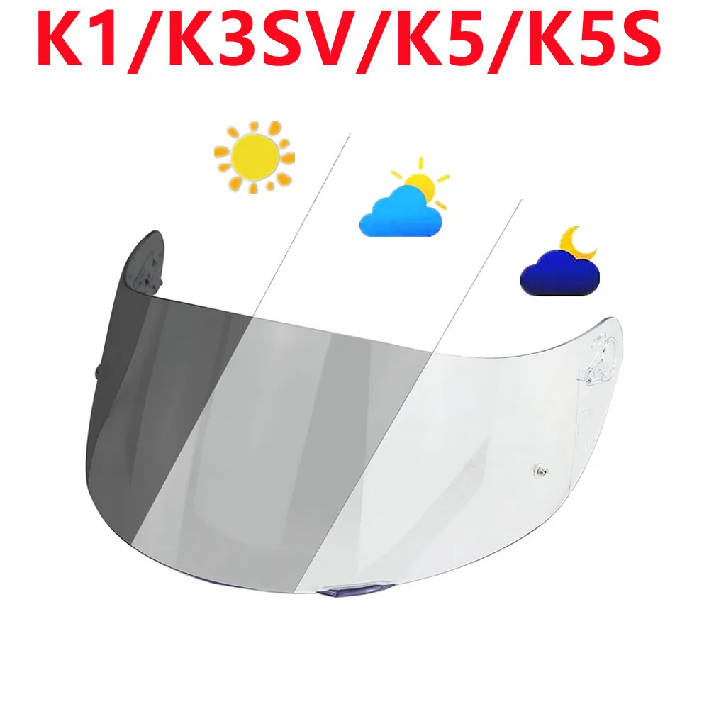 AGV Compact ST / K1 S / ILM 902 & more Photochromic Visor – photo 2