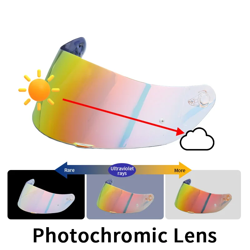 AGV Compact ST / K1 S / ILM 902 & more Photochromic Visor – photo 4