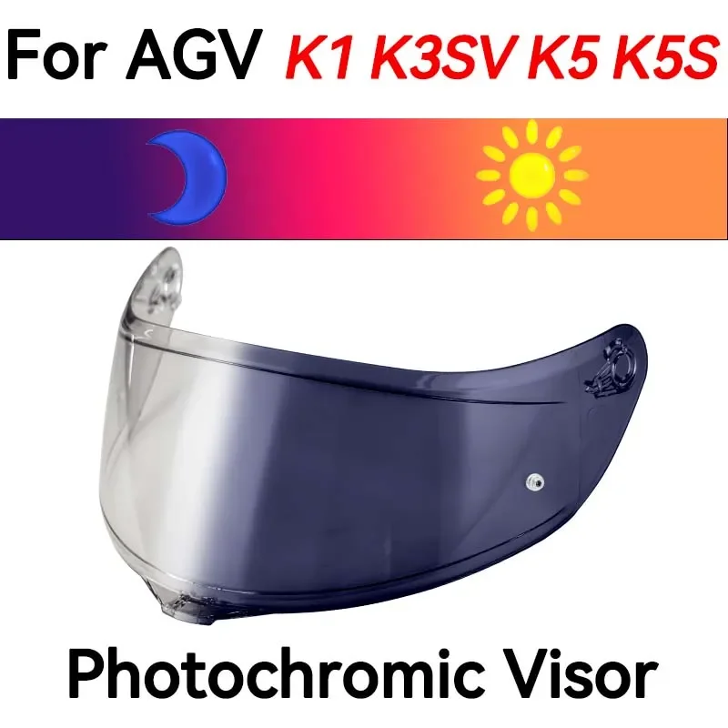 AGV K1 / K3 SV / Arai RX-7X / Shoei GT-Air & more Photochromic Visor – photo 2