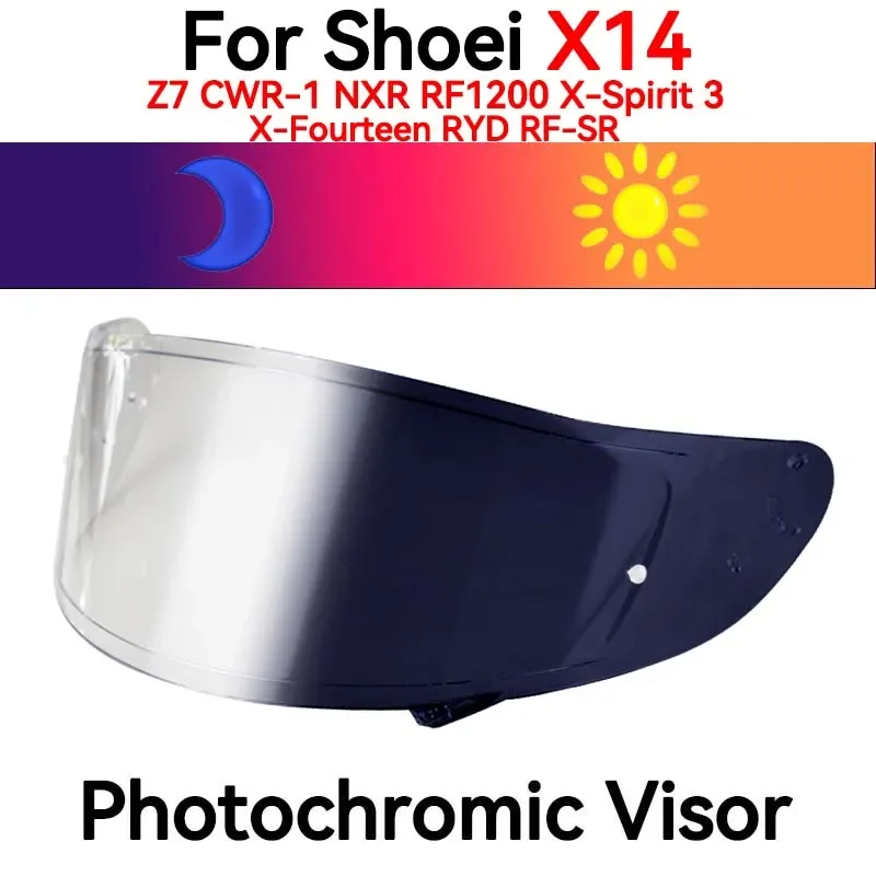 AGV K1 / K3 SV / Arai RX-7X / Shoei GT-Air & more Photochromic Visor – photo 3
