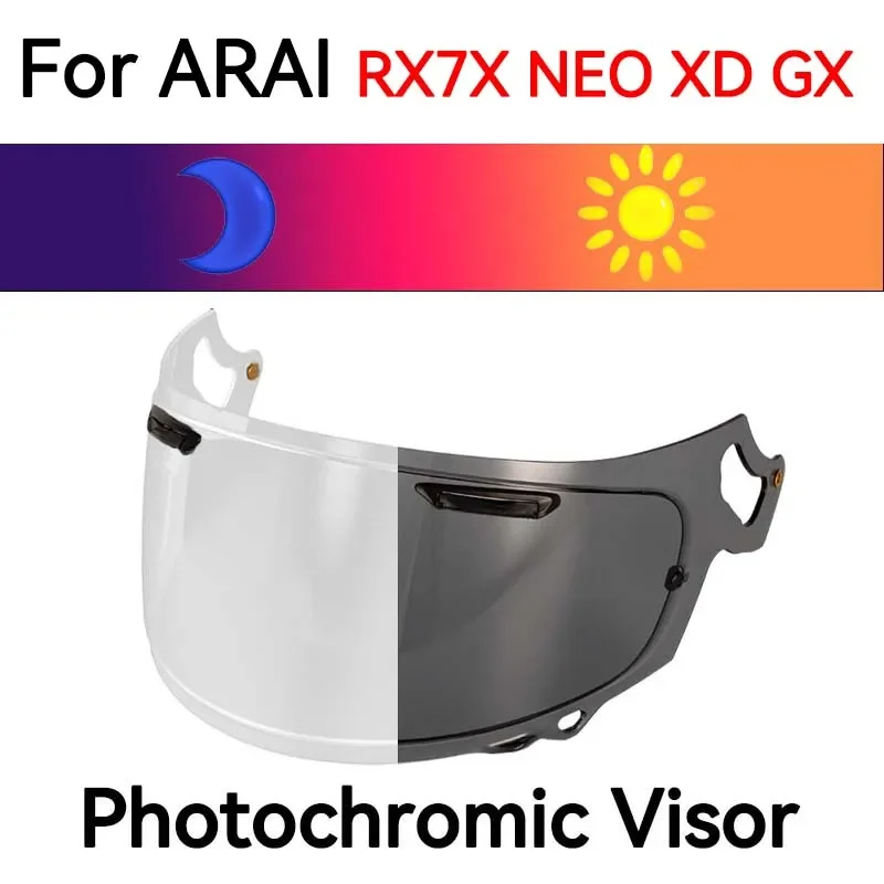 AGV K1 / K3 SV / Arai RX-7X / Shoei GT-Air & more Photochromic Visor – photo 4