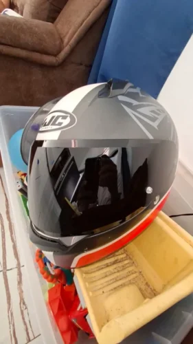HJC C10 Replacement Visor — Iridium, Smoke, Clear Tints photo review