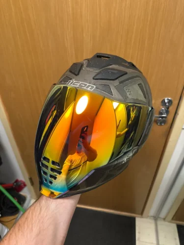 Icon Airflite Replacement Visor — Iridium, Smoke, Clear Tints photo review