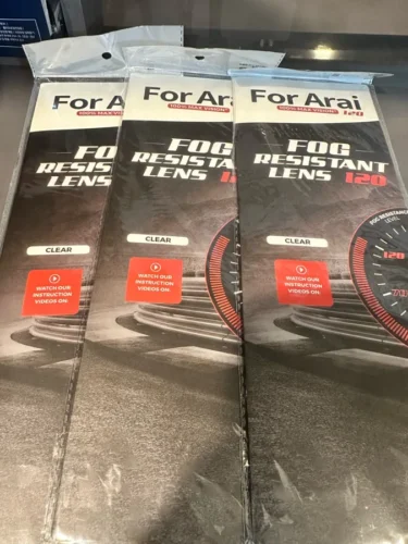 Arai Astro-GX / Chaser-X / Concept-X / Contour-X & more Anti-Fog Insert — Stops Visor Fogging photo review