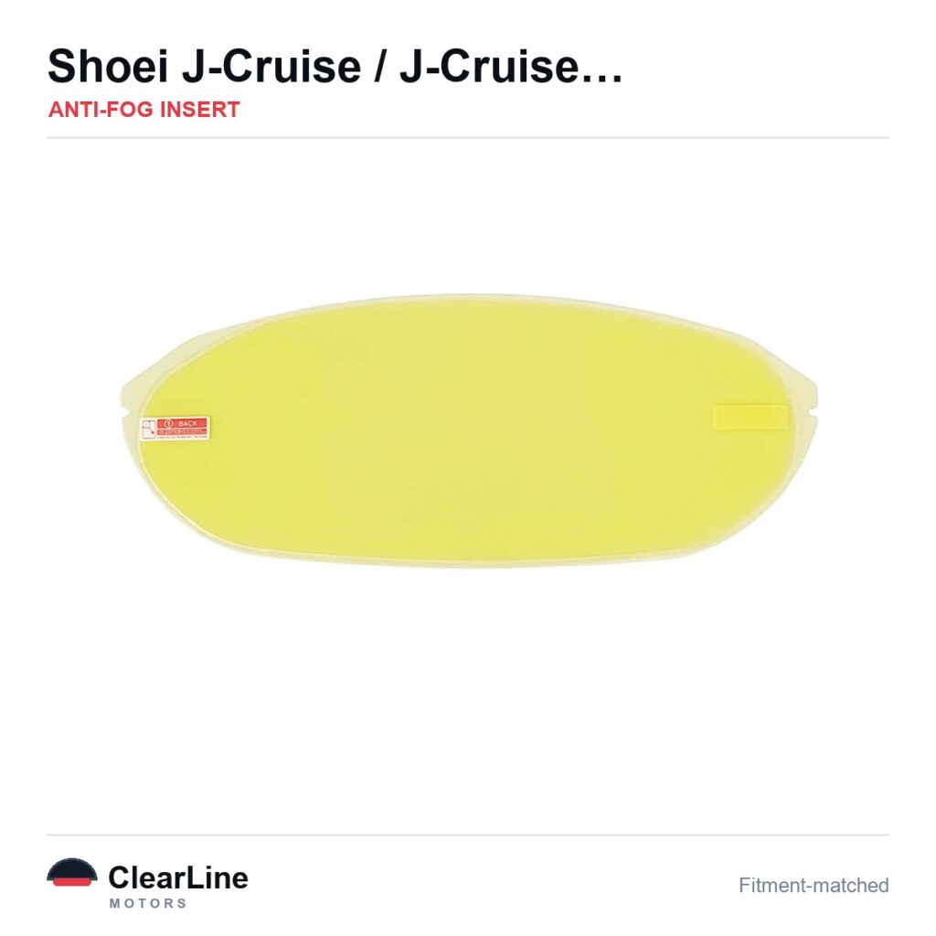 Shoei J-Cruise II / J-Cruise / J-Force 4 Anti-Fog Insert