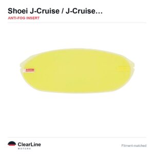 Shoei J-Cruise II / J-Cruise / J-Force 4 Anti-Fog Insert — Stops Visor Fogging