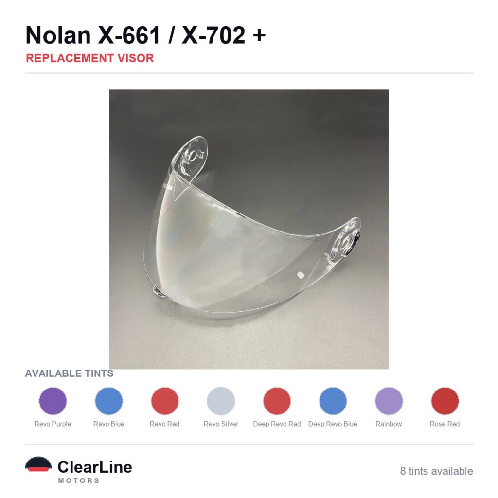 Nolan X-661 / X-702 / X-802 / X-803 RS & more Replacement Visor