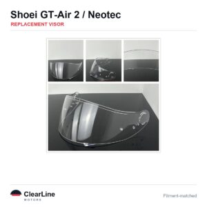 Shoei GT-Air II / Neotec Replacement Visor — Clear Tints