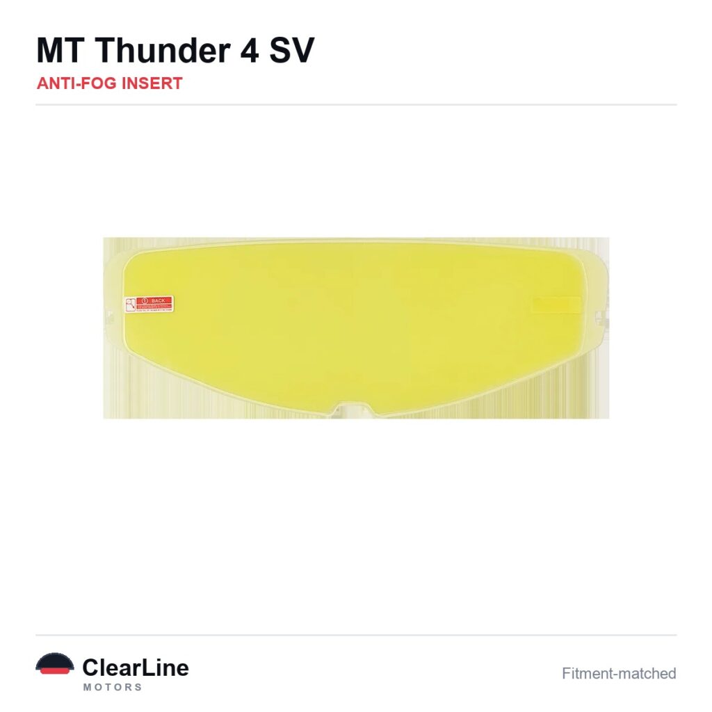 MT Thunder 4 SV Anti-Fog Insert