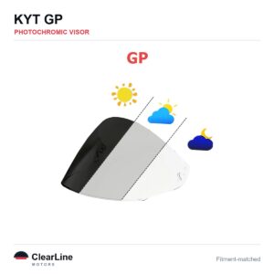 KYT GP Photochromic Visor
