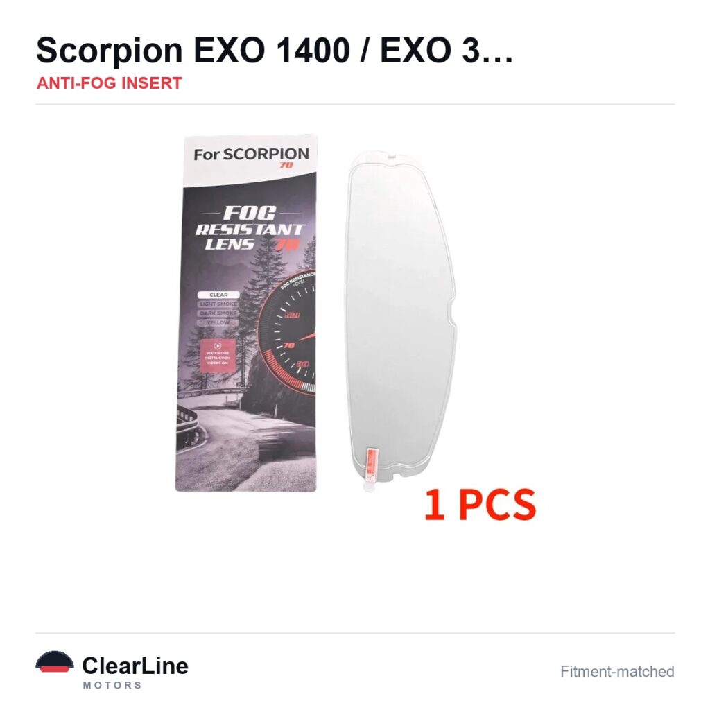 Scorpion Exo 391 / Exo 520 / EXO-1400 / R1 Air Anti-Fog Insert