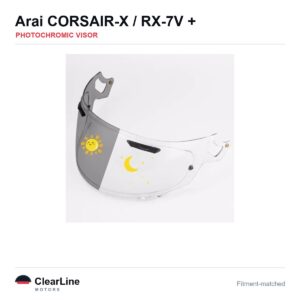 Arai Corsair-X / RX-7V / RX-7X Photochromic Visor