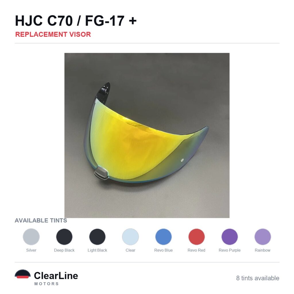HJC C70 / FG-17 / FG-ST / IS-17 Replacement Visor
