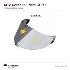 agv pista gp r visor photochromic for RR  Midnightmoto youre equipping your helmet with an accessory that combines style and technology BSTOP Pista GPR Helmet Visor