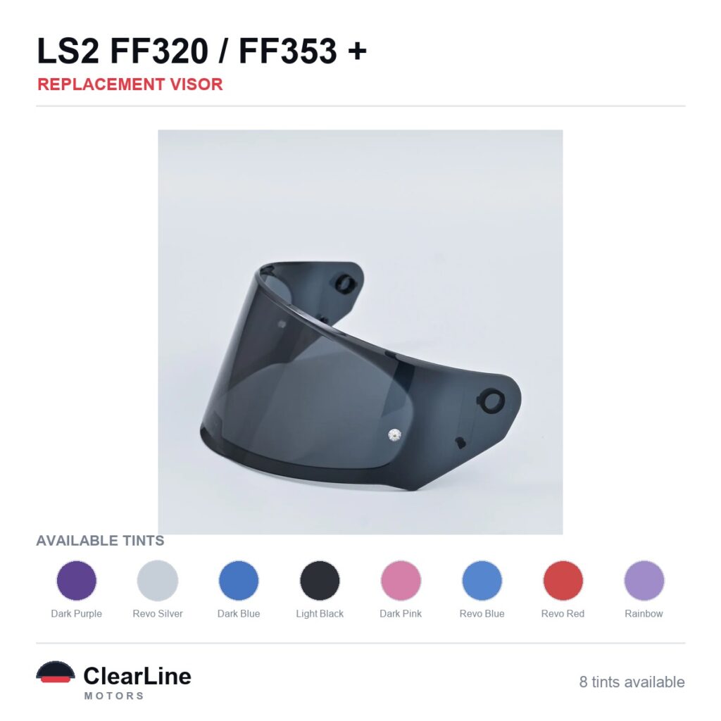 LS2 FF320 / FF353 / FF800 Replacement Visor