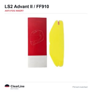 LS2 Advant II / FF910 Anti-Fog Insert — Stops Visor Fogging
