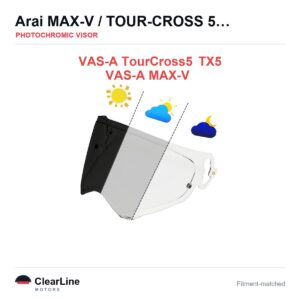 Arai MAX-V / Tour-Cross V / Tour-X5 / XD-5 Photochromic Visor