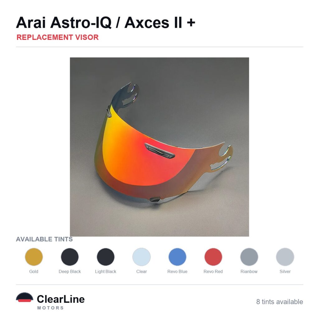 Arai Astro-IQ / Axces II / Axces III / Quantum-J & more Replacement Visor