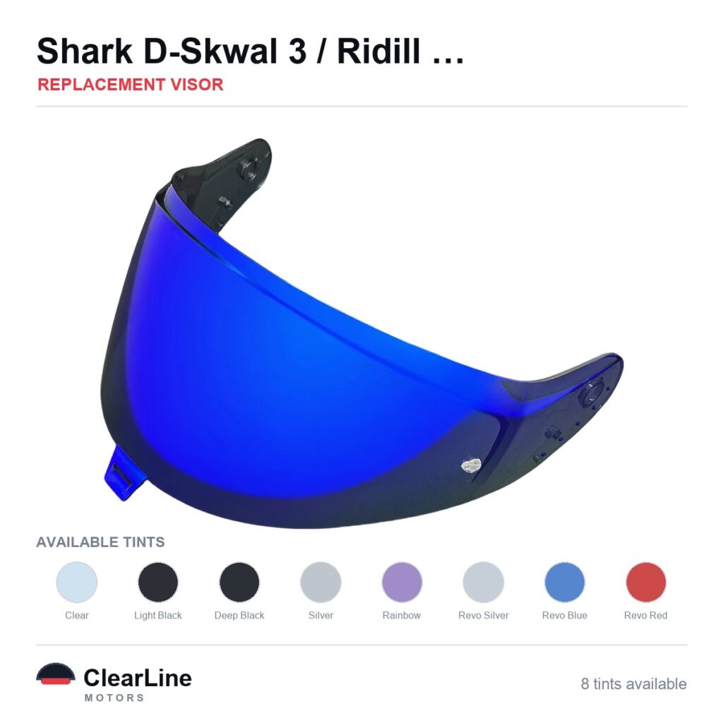 Shark D-Skwal 3 / Ridill 2 / Skwal 3 Replacement Visor