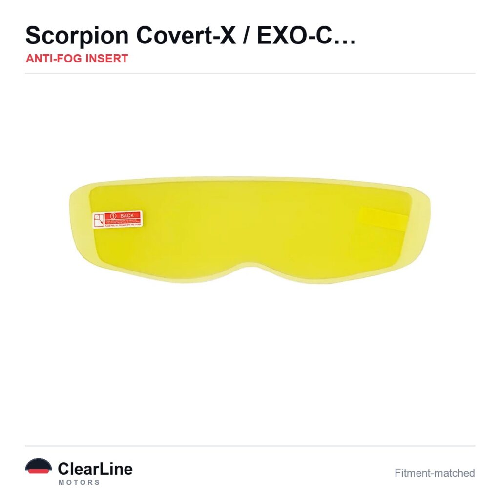 Scorpion Covert-X / EXO-Combat Anti-Fog Insert