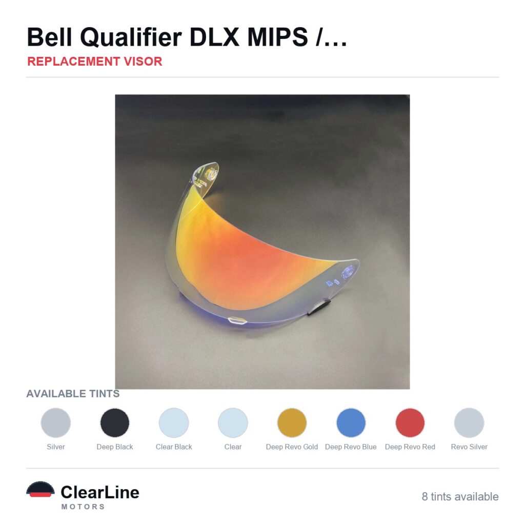 Bell Qualifier DLX MIPS / Revolver / RS-1 / RS-2 & more Replacement Visor