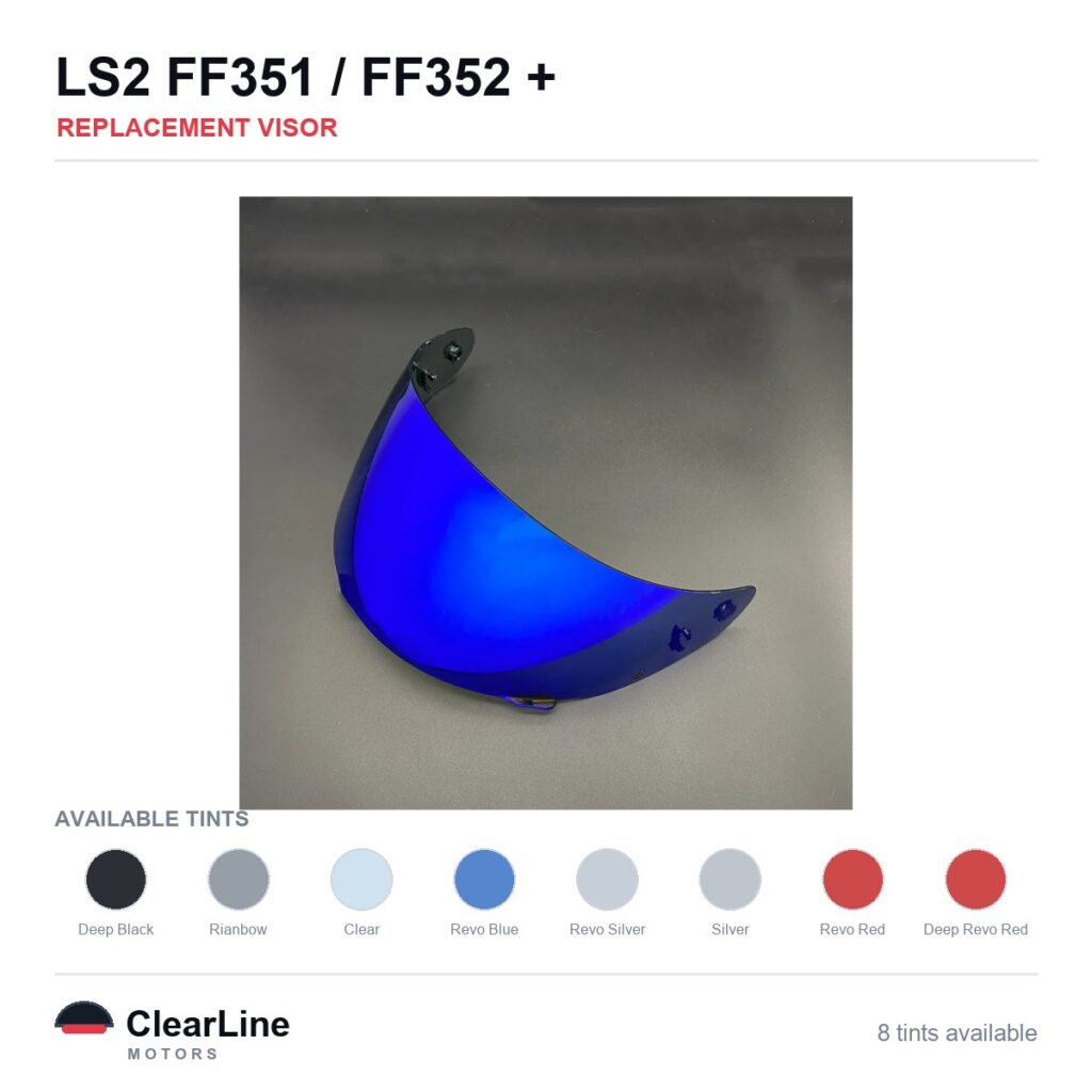 LS2 FF351 / FF352 / FF364 / FF384 & more Replacement Visor