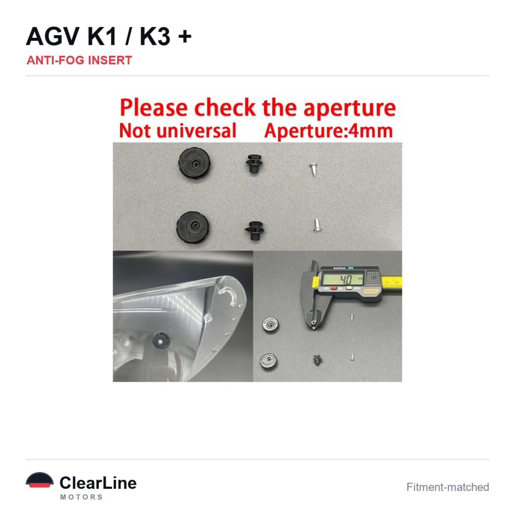 AGV K1 / K3 SV / Arai RX-7X / HJC RPHA-11 & more Anti-Fog Insert