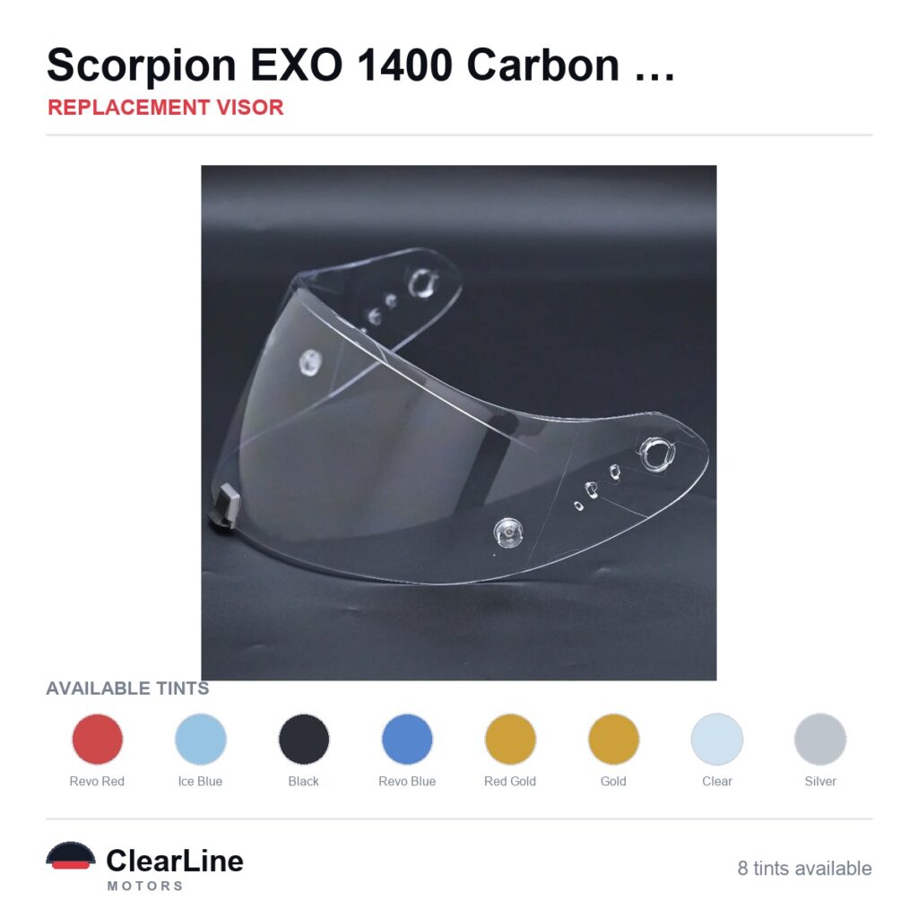 Scorpion Exo 1400 Carbon / Exo 391 / Exo 520 / R1 Air Replacement Visor