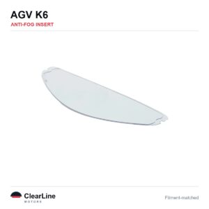 AGV K6 Anti-Fog Insert — Stops Visor Fogging