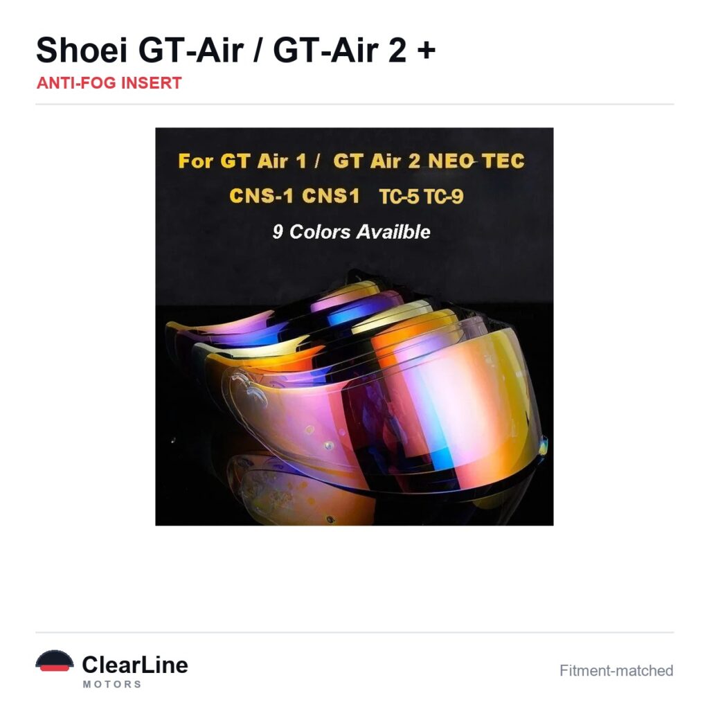 Shoei GT-Air II / GT-Air / Neotec Anti-Fog Insert