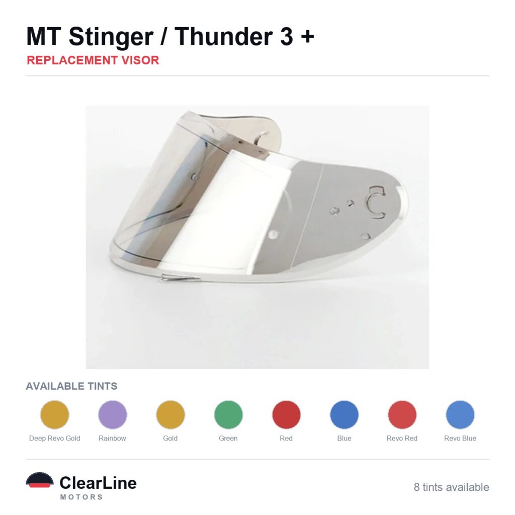 MT Stinger / Thunder 3 SV / Thunder 3 Replacement Visor