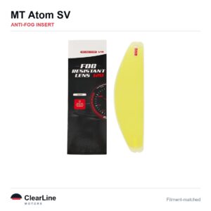 MT Atom SV Anti-Fog Insert — Stops Visor Fogging