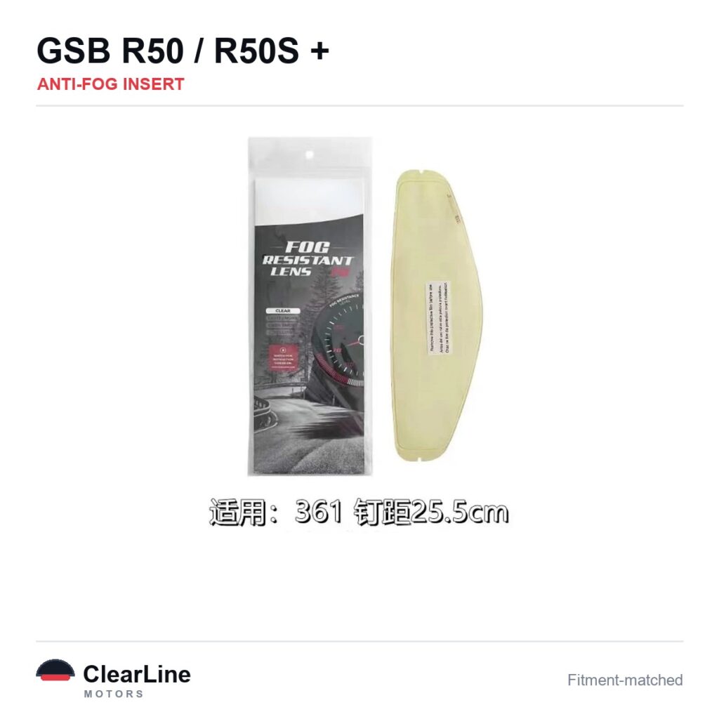 GSB R50 / R50S / S361 Anti-Fog Insert