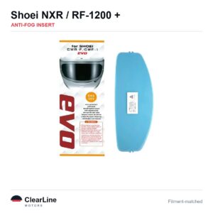 Shoei NXR / RF-1200 / RYD / X-Fourteen & more Anti-Fog Insert — Stops Visor Fogging