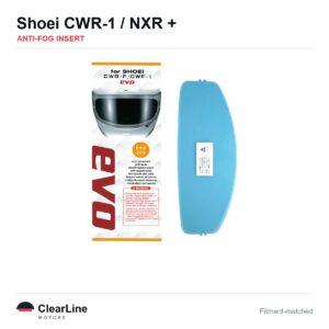 Shoei NXR / RF-1200 / X-Fourteen / X-Spirit III & more Anti-Fog Insert — Stops Visor Fogging