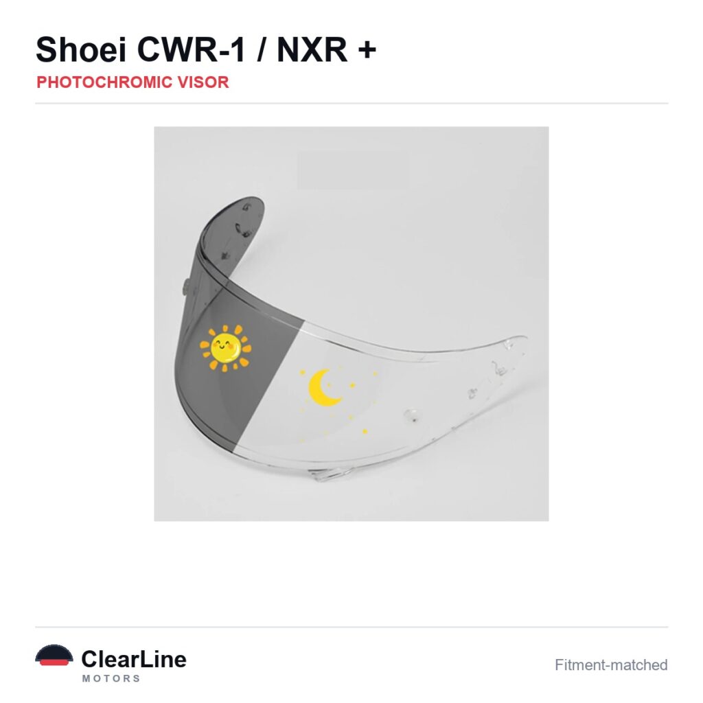 Shoei NXR / RF-1200 / X-Fourteen / X-Spirit III & more Photochromic Visor