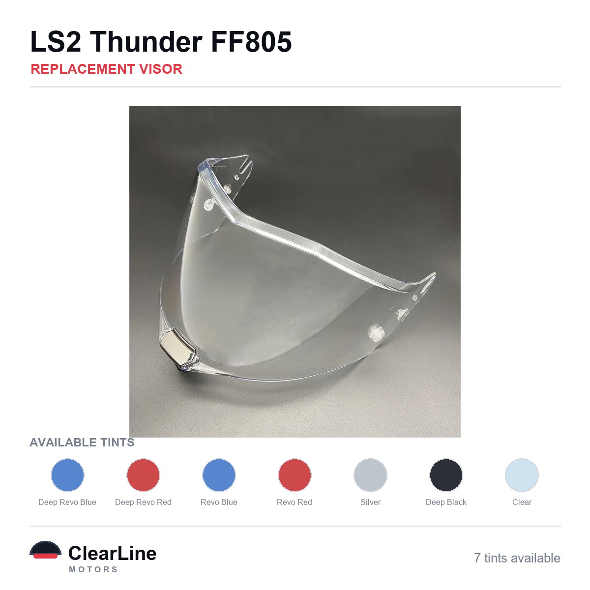 LS2 Thunder FF805 Replacement Visor