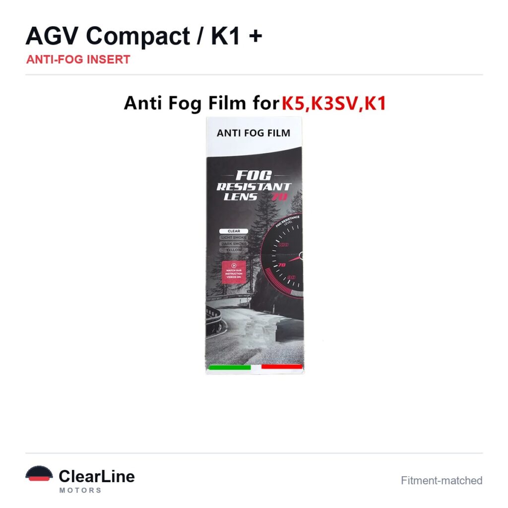 AGV Compact / K1 / K3 SV / K5 & more Anti-Fog Insert